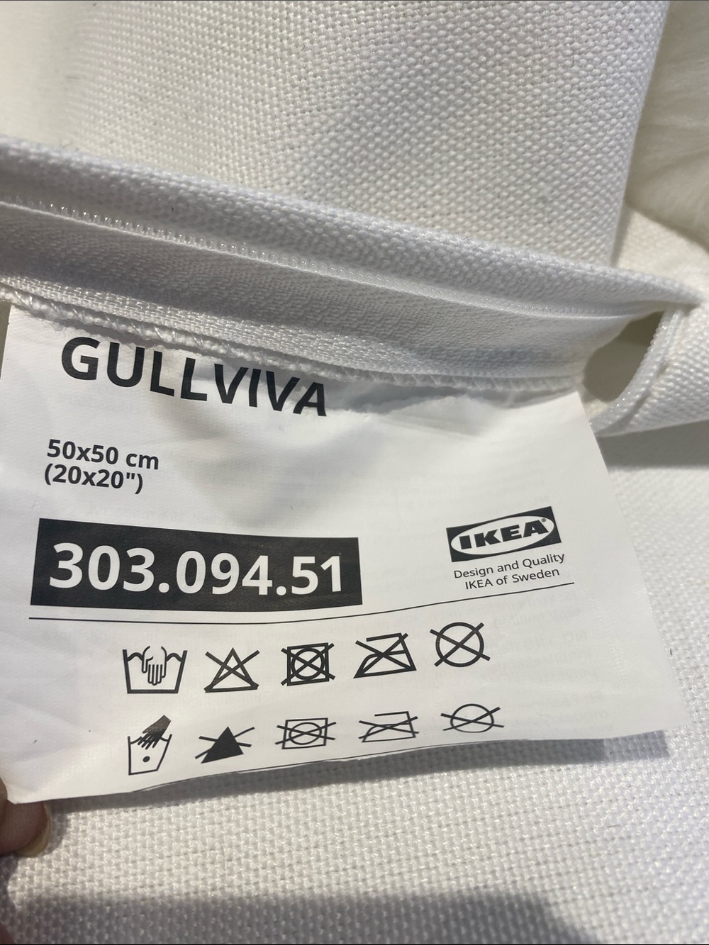 IKEA white furry Pillowcase - Picture 6 of 8